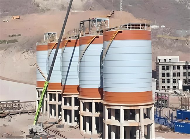 志仲镇高架钢板仓